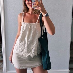 Princess Polly linen beige Skort